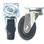 RUEDA MUEBLE BASE GIRATORIA GOMA