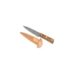 CUCHILLO FORJADO CABO MADERA